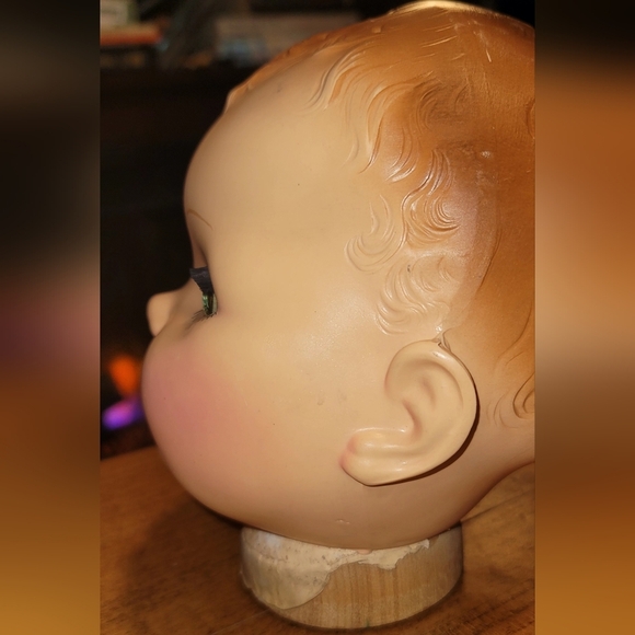 Vintage Imperial Crown Toy Company Doll Head - 1940's - Picture 7 of 15